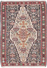 Kelim Senneh Teppich 70x98 cm