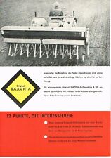 Saxonia Drillmaschine A200, orig. Prospektblatt 1965