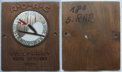 Plakette eröffnungsspringen - plakette,