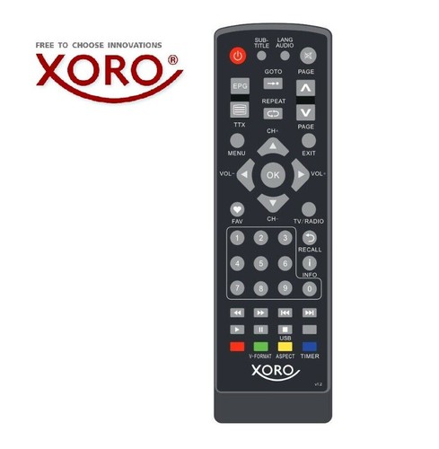 Xoro receiver fernbedienung - xoro,
