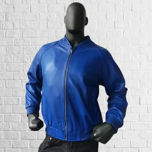 Herren echtes blaues lammleder - herren,