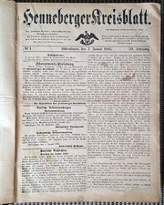 1885 Henneberger Kreisblatt