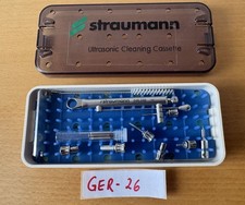 Straumann Drehmomentratsche und viel Zubehör in Ultrasonic Clean Cassette GER-26