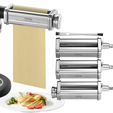 VEVOR 3 tlg Nudelmaschine Edelstahl Pastamaker Pastamaschine Lasagne Spaghetti