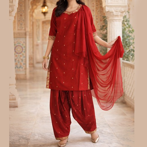 Salwar kameez mit - schal, 3