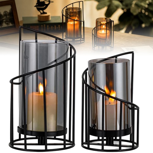 Modernes windlicht set 2 - modernes,