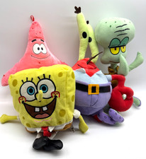Plüsch Spongebob Schwammkopf Patrick Star Mr. Krabbs Thaddäus 2005 2007 2009