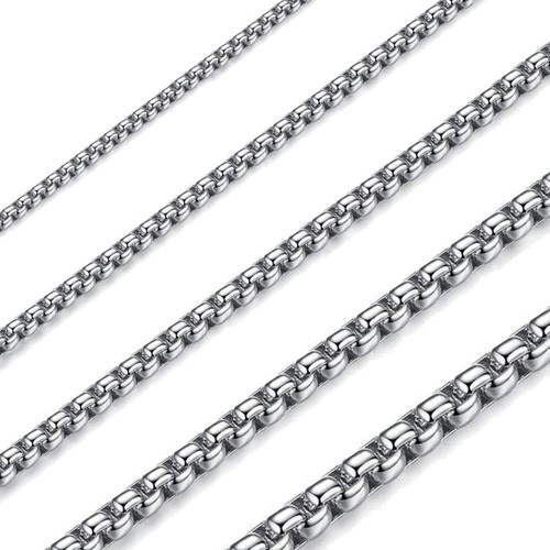 Edelstahl kette herren - edelstahl,