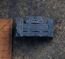 Vignetten Jugendstil Art Nouveau Stempel Bleiornamente Handsatz floral Schmuck..