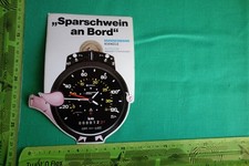 Alter Aufkleber Sparschwein an Bord MANNESMANN KIENZLE Autocom Automobil Commun.