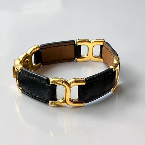 Hermes glieder leder vergoldet - glieder,