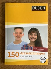DUDEN 150 Aufsatzübungen Deutsch 5. - 10. Klasse, gebraucht, neuwertig 