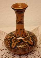 Keramikvase Vase Blumenvase Keramik 13 cm - Orient Handarbeit Tunesien