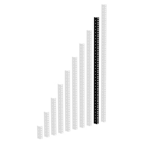 Adam hall rack - rail, black