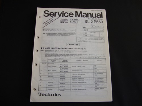 Original service manual - original,