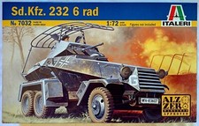 Italeri 7032 Sd.Kfz.232 6 Rad 1:72 Zustand 1b: Unversiegelt
