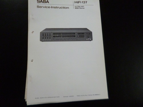 Original service manual - service,