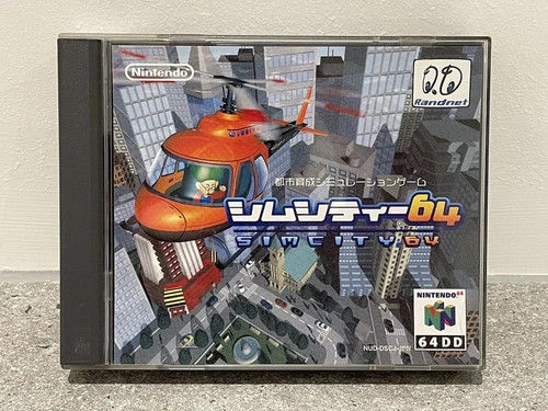 Sim city 64dd nintendo - 64,