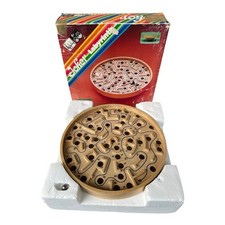 Joker Labyrinth Brio Kunststoff in Holzoptik 80er Vintage Murmel SPIEL gebraucht