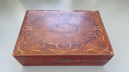 Vintage holzschatulle - vintage,