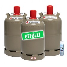 3x 11 kg Propan Gasflasche