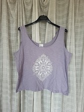 fliederfarb. TOP/Shirt- Motiv=Mandala -L/XL/XXL/3XL- 100% Baumwolle Bio