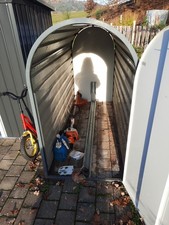 Fahrradbox für 1 Fahrrad aus