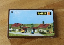 Faller 2222 Bausatz zwei Einfamilienhäuser Wohnhäuser mit Garage Spur N Neuware