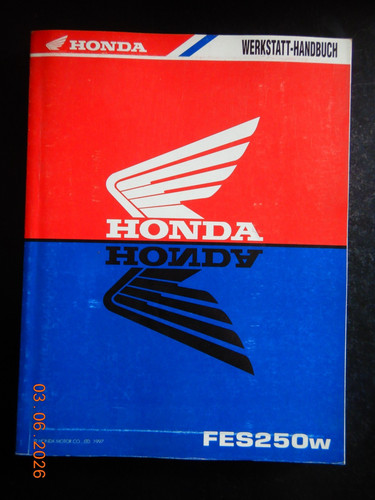 Werkstatthandbuch honda fes250 - werkstatthandbuch,