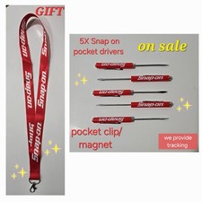 5 Red Snap on tools Pocket