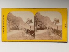 Italien CAPO NOLI FINALE Liguria Savona Foto L Paris Stereo Vintage Albumin 1860