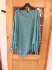 Poncho von One Touch, türkis