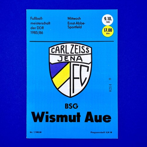 Programmheft carl zeiss - fc,