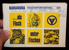 Barakuda Tauchsportartikel ,kleiner Katalog von 1971