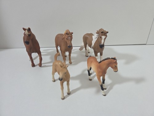 Schleich pferde fohlen - 5, pferde/