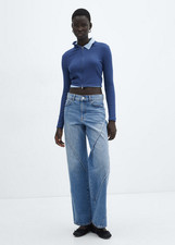 NWT MANGO MNG MEDIUM BLUE