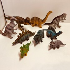 9 x Dinosaurier Figur - 12-31 cm groß - Bully Schleich und andere - GUT   #1479