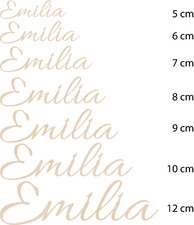 Holz schriftzug personalisiert - holz,