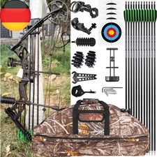 Compoundbogen Carbonpfeile Set
