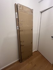 Duschtrennwand glas 8mm für 80 cm Nischendusche Drehtür an Festfeld Anschlag L.