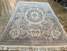 Peking Top Qualtät Mit Relief Handgeknüpft Besondere Farbe Hell Braun 300/200