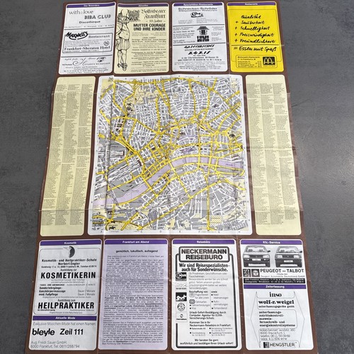 Gästewegweiser mit stadtplan - mit,