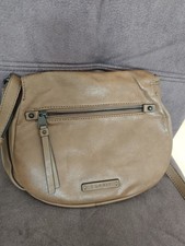 Esprit Umhängetasche Braun Leder