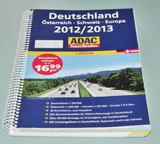 ADAC Super Straßen Österreich Schweiz Europa 2012-2013 Reiseführer Travel Guide