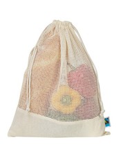 Bio Baumwolle Obstbeutel Gemüsetasche Vegetable Mesh Bag Gemüsebeutel 2 bis 50x