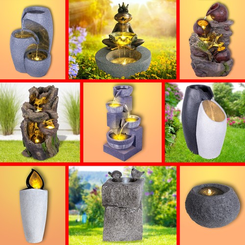 Gartenbrunnen wasserspiel - gartenbrunnen,