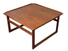 60s 70s Teak Couchtisch Kubus