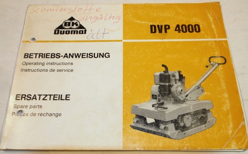 Duomat dvp4000 ersatzteilliste - duomat,