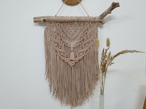 Makramee wandbehang boho - wandbehang,