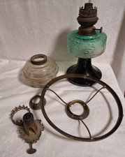 Konvolut  Petroleumlampe Ersatzteile oder komplettieren um 1900